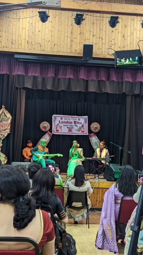 Assamese music, dance and community celebration at Brihottor London Bihu 2024 in Datchet photograph 1