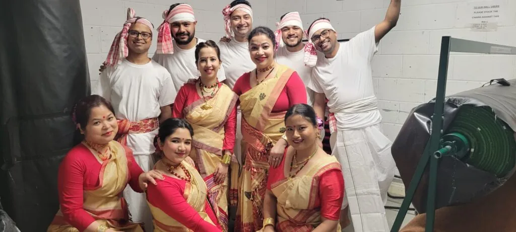 Assamese music, dance and community celebration at Brihottor London Bihu 2024 in Datchet photograph 3