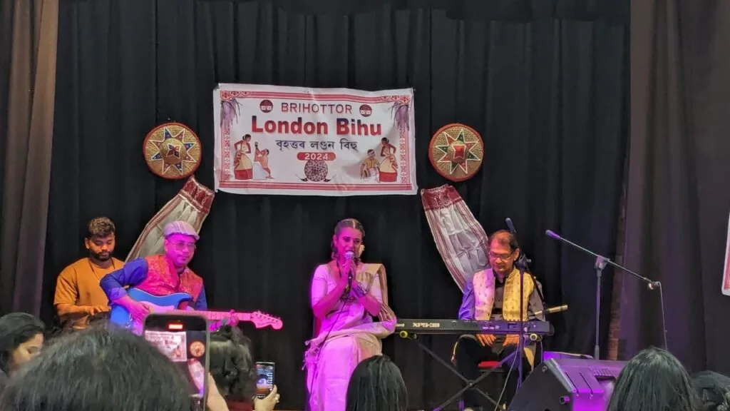 Assamese music, dance and community celebration at Brihottor London Bihu 2024 in Datchet photograph 9