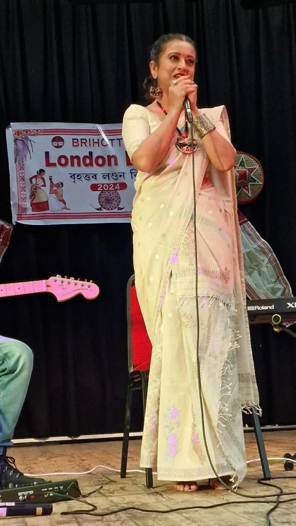 Assamese music, dance and community celebration at Brihottor London Bihu 2024 in Datchet photograph 14