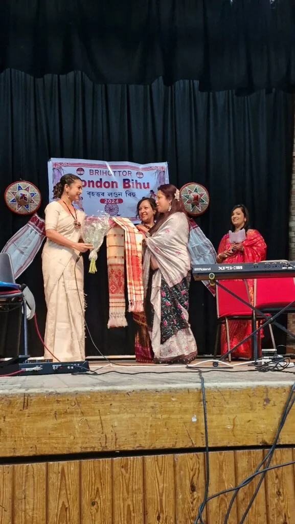 Assamese music, dance and community celebration at Brihottor London Bihu 2024 in Datchet photograph 15