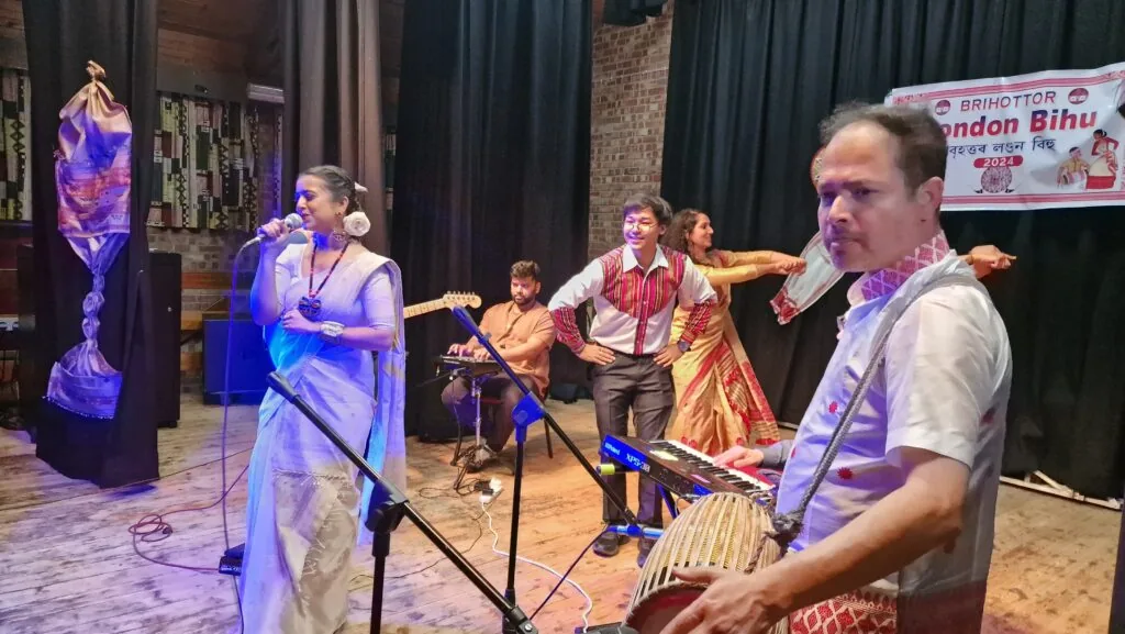 Assamese music, dance and community celebration at Brihottor London Bihu 2024 in Datchet photograph 18