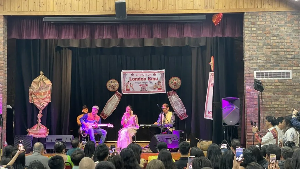 Assamese music, dance and community celebration at Brihottor London Bihu 2024 in Datchet photograph 32