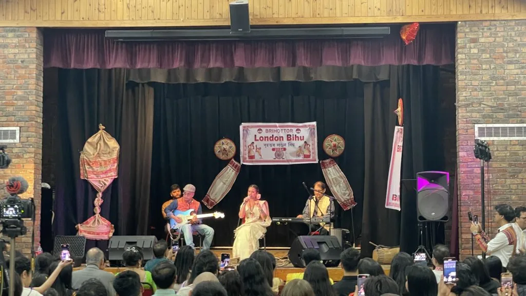 Assamese music, dance and community celebration at Brihottor London Bihu 2024 in Datchet photograph 34
