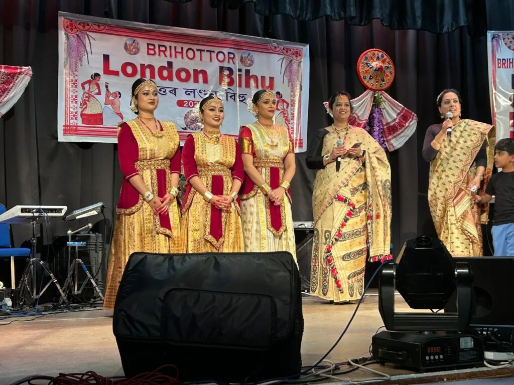 Assamese music, dance and community celebration at Brihottor London Bihu 2025 in Wraysbury photograph 1