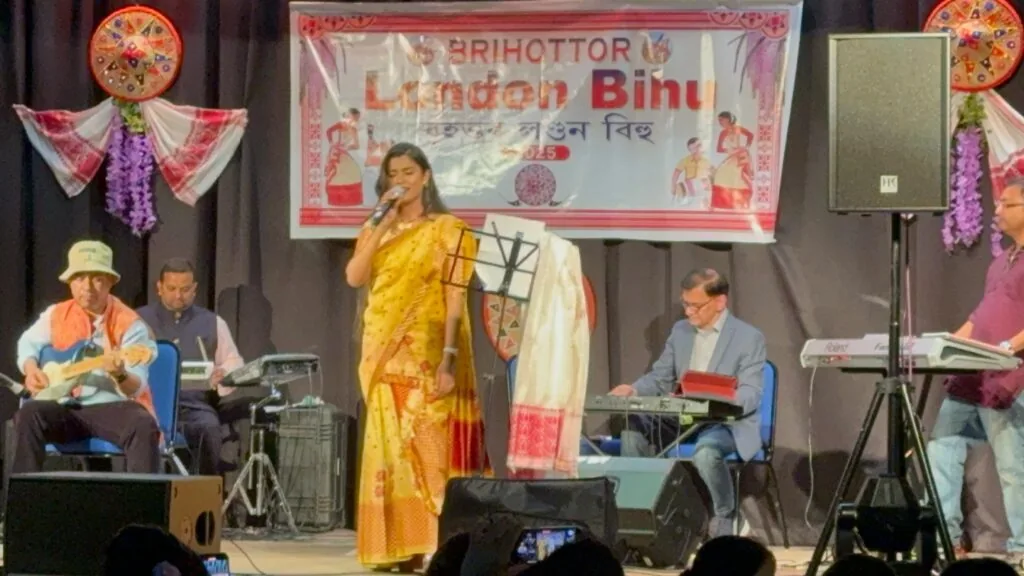Assamese music, dance and community celebration at Brihottor London Bihu 2025 in Wraysbury photograph 7