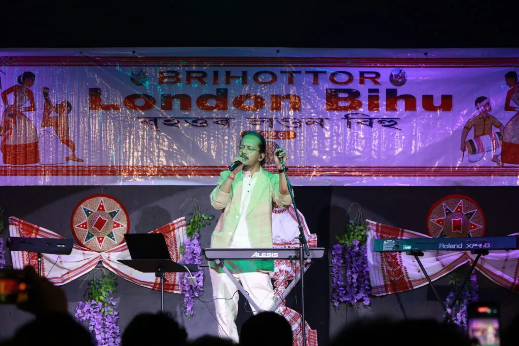 Assamese music, dance and community celebration at Brihottor London Bihu 2026 in Feltham photograph 2