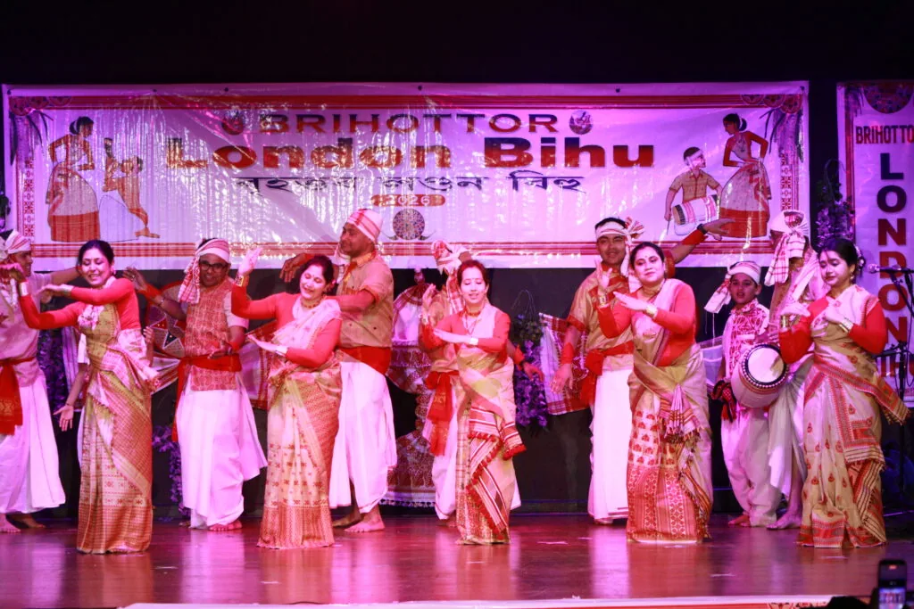 Assamese music, dance and community celebration at Brihottor London Bihu 2026 in Feltham photograph 14