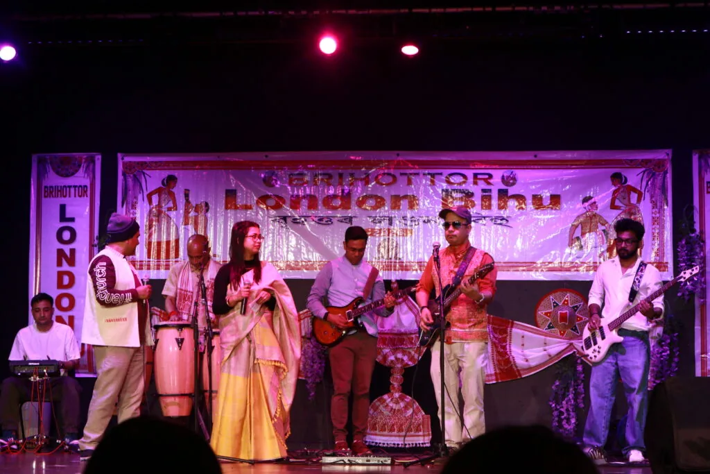 Assamese music, dance and community celebration at Brihottor London Bihu 2026 in Feltham photograph 35
